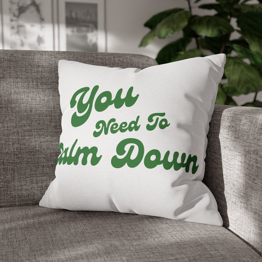 Taylor Swift Lover Album, You Need To Calm Down, Spun Polyester Square Pillow Case