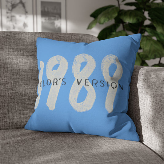 Taylor Swift 1989 Album Spun Polyester Square Pillow Case