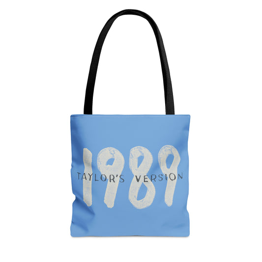 Taylor Swift 1989 Album: Cover Art Tote Bag Merch for Gift to Swiftie, Eras Tour, Taylor's Version