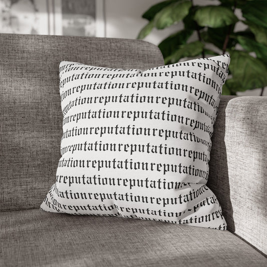 Taylor Swift Reputation Album Pattern-Printed Spun Polyester Square Pillow Case